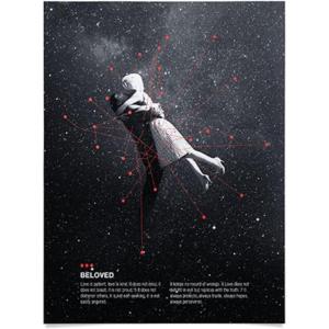 Society6 We Used To Live There Too Poster Wall Art – Wall Decor by Frank Moth – Smooth Gloss Paper, 18″ x 24″(Beloved)