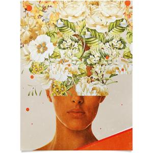 Society6 We Used To Live There Too Poster Wall Art – Wall Decor by Frank Moth – Smooth Gloss Paper, 18″ x 24″(Super Flower Head)