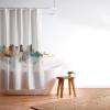 Society6 Shower Curtain – Bathroom Decor by Bri Buckley – Extra Long Fabric Shower Curtains for Bathroom, 72″ x 69″, Richmond Virginia Skyline(Boston City Skyline)
