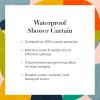 Society6 Shower Curtain – Bathroom Decor by Bri Buckley – Extra Long Fabric Shower Curtains for Bathroom, 72″ x 69″, Richmond Virginia Skyline(Dallas Texas Skyline)