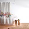 Society6 Shower Curtain – Bathroom Decor by Bri Buckley – Extra Long Fabric Shower Curtains for Bathroom, 72″ x 69″, Richmond Virginia Skyline(Dallas Texas Skyline)
