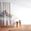 Society6 Shower Curtain – Bathroom Decor by Bri Buckley – Extra Long Fabric Shower Curtains for Bathroom, 72″ x 69″, Richmond Virginia Skyline(Minneapolis Minnesota)