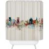 Society6 Shower Curtain – Bathroom Decor by Bri Buckley – Extra Long Fabric Shower Curtains for Bathroom, 72″ x 69″, Richmond Virginia Skyline(Baltimore Maryland Skyline)