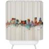 Society6 Shower Curtain – Bathroom Decor by Bri Buckley – Extra Long Fabric Shower Curtains for Bathroom, 72″ x 69″, Richmond Virginia Skyline(Portland Oregon Skyline)