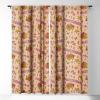 Society6 2021 Blackout Window Curtain, 50″ x 120″, Doodle by Meg Groovy Flowers in Orange(Doodle By Meg Sagittarius Print)