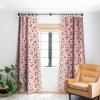 Society6 2021 Blackout Window Curtain, 50″ x 120″, Doodle by Meg Groovy Flowers in Orange(Doodle By Meg Vintage Cherry Print)