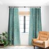 Society6 2021 Blackout Window Curtain, 50″ x 120″, Doodle by Meg Groovy Flowers in Orange(Tasiania Surf Girls)