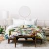 Society6 Burcu Korkmazyurek Floral and Birds VIII King Duvet Cover and 2 Pillow Shams Set, 104″ x 88″, Pillowcases: 40″ x 20”, Multi