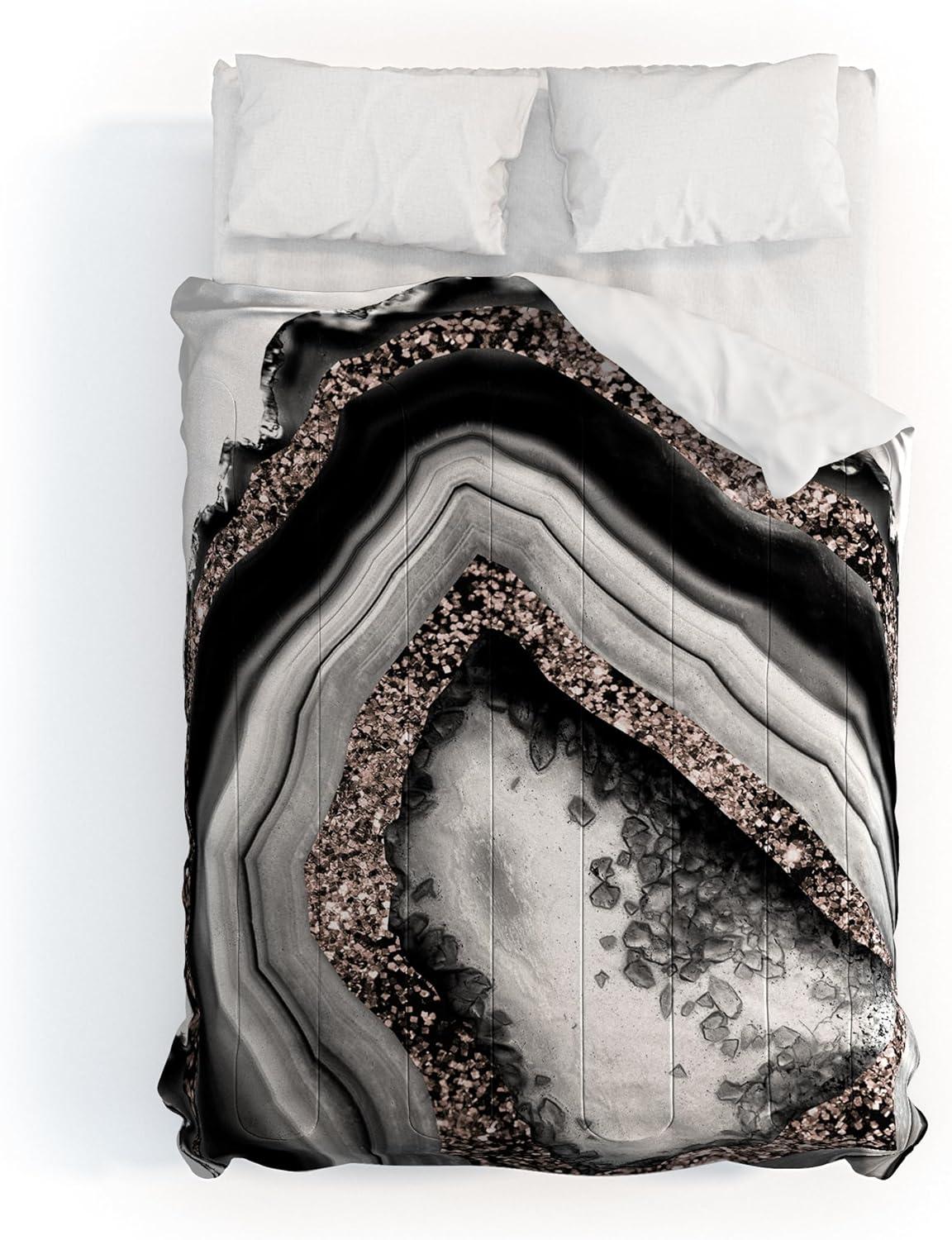 imageSociety6 2021 Cotton Comforter King Anitas amp Bellas Artwork Gold Palm Leaves Dream 1Anitas Bellas Artwork Agate Rose Gold Glam 4