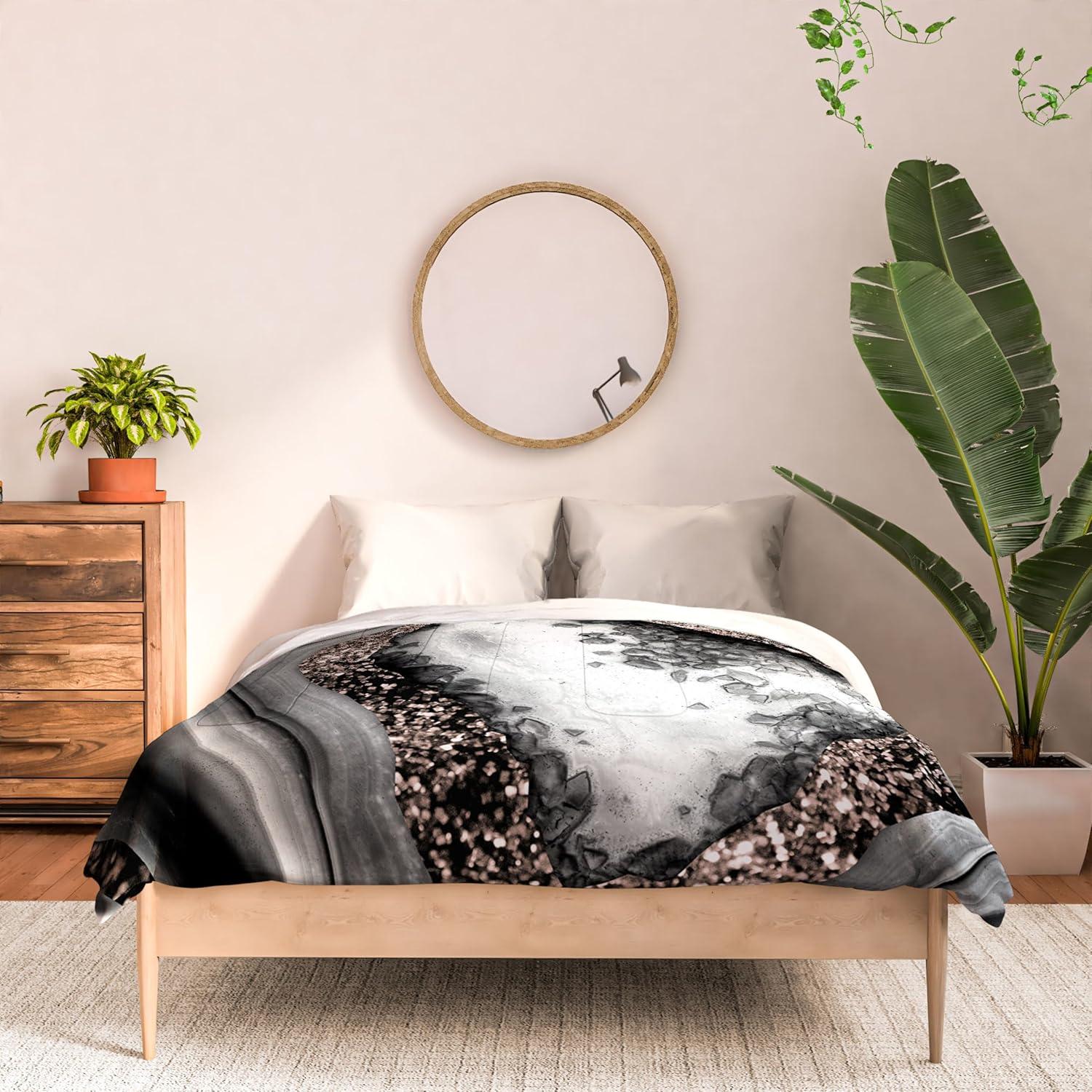 imageSociety6 2021 Cotton Comforter King Anitas amp Bellas Artwork Gold Palm Leaves Dream 1Anitas Bellas Artwork Agate Rose Gold Glam 4