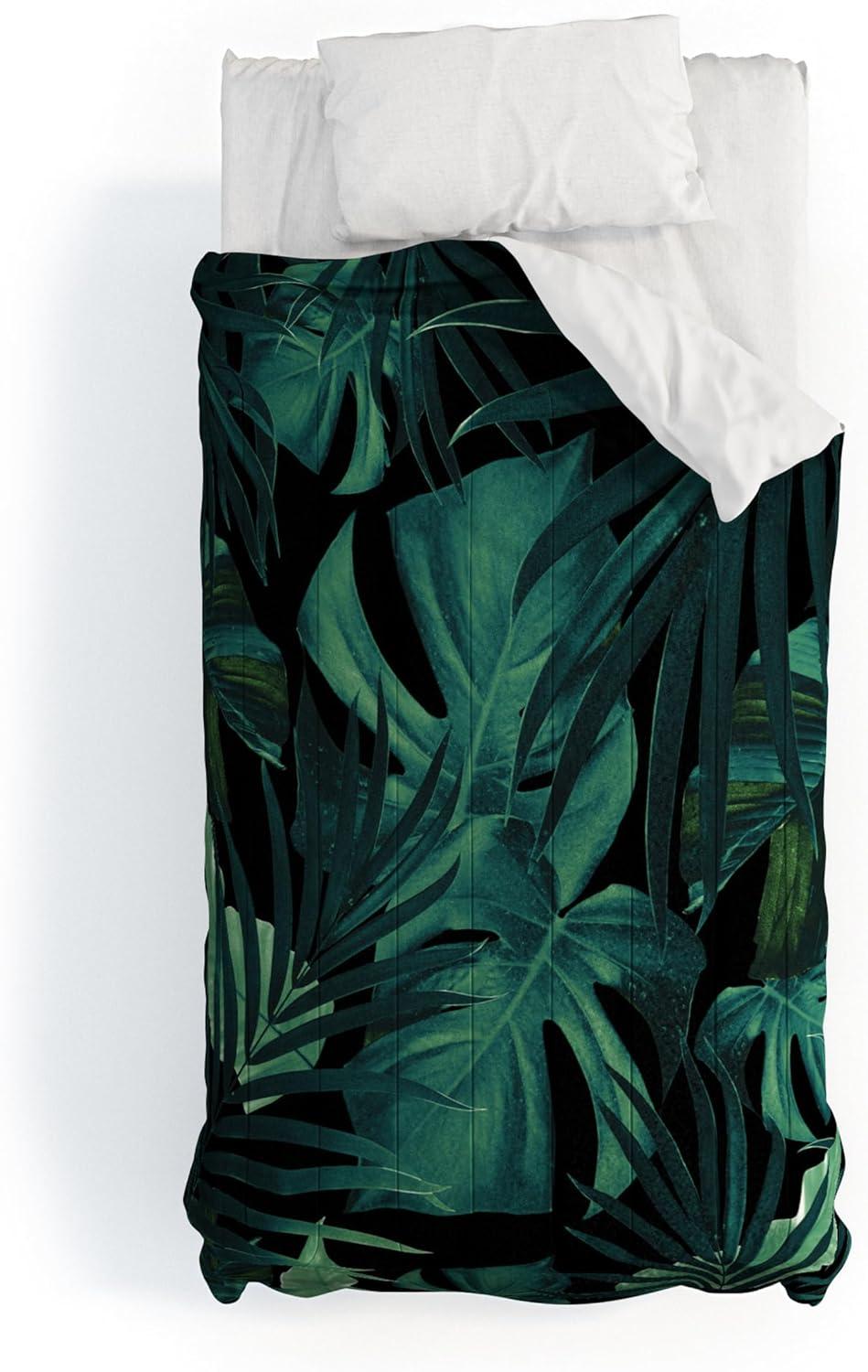 imageSociety6 2021 Cotton Comforter King Anitas amp Bellas Artwork Gold Palm Leaves Dream 1Anitas Bellas Artwork Tropical Jungle Night 1