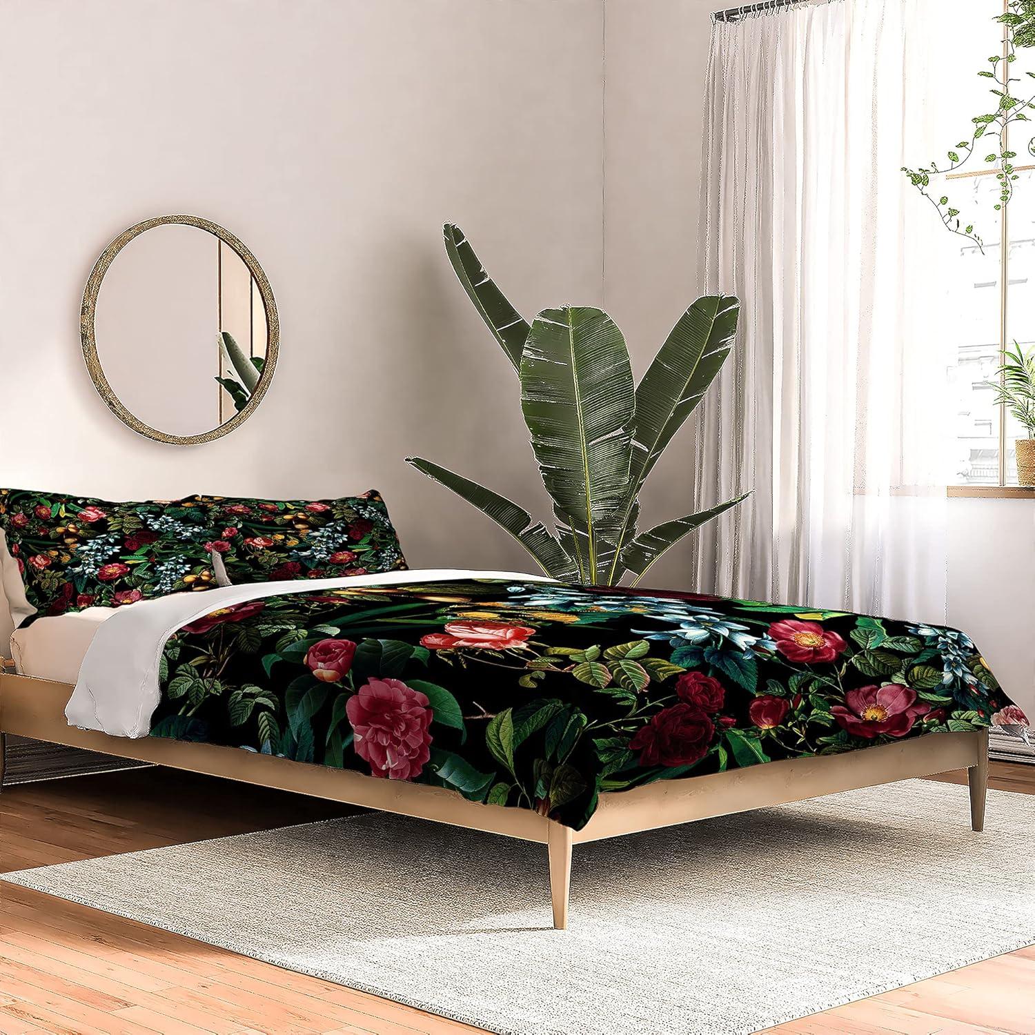 imageSociety6 2021 Cotton Comforter King Anitas amp Bellas Artwork Gold Palm Leaves Dream 1Burcu Korkmazyurek Floral Jungle