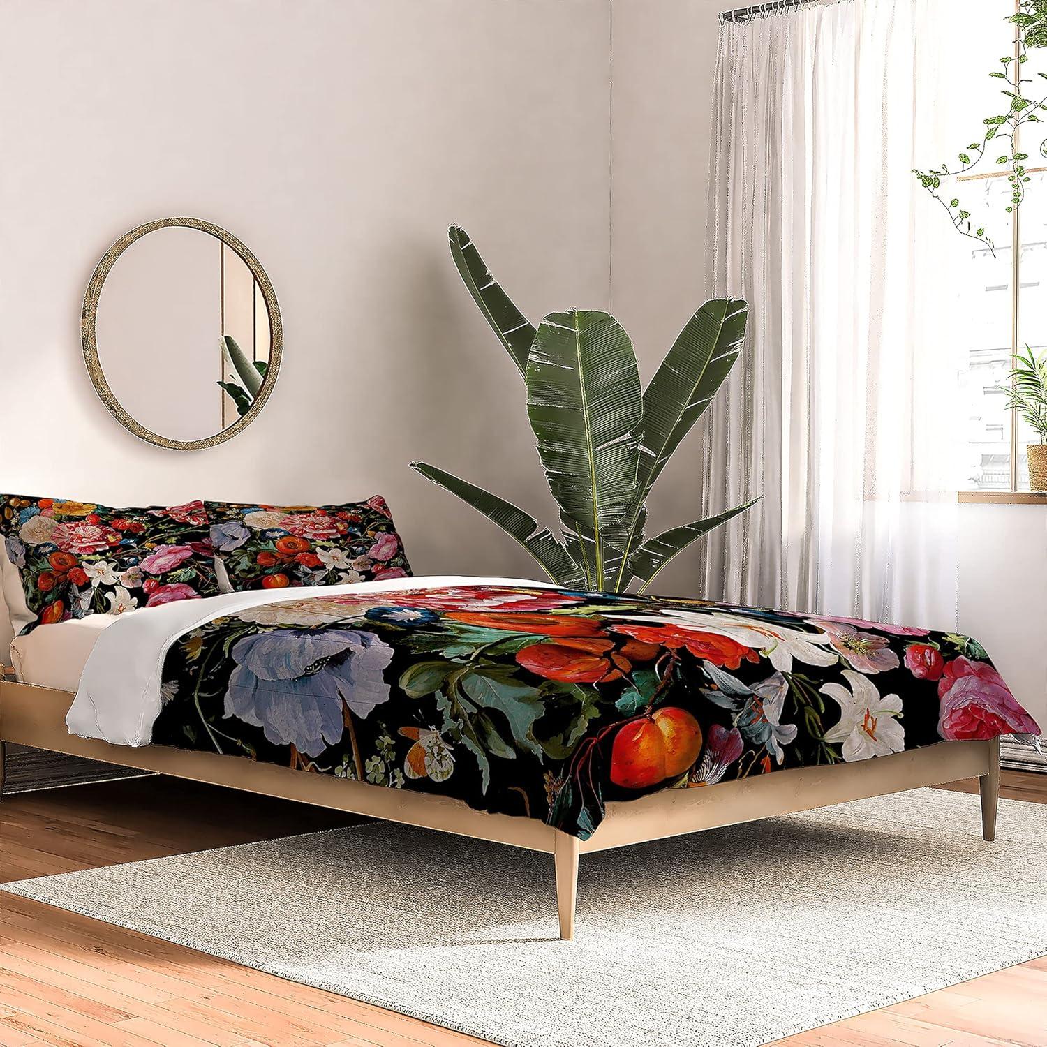 imageSociety6 2021 Cotton Comforter King Anitas amp Bellas Artwork Gold Palm Leaves Dream 1Burcu Korkmazyurek Night Garden Xxxvi