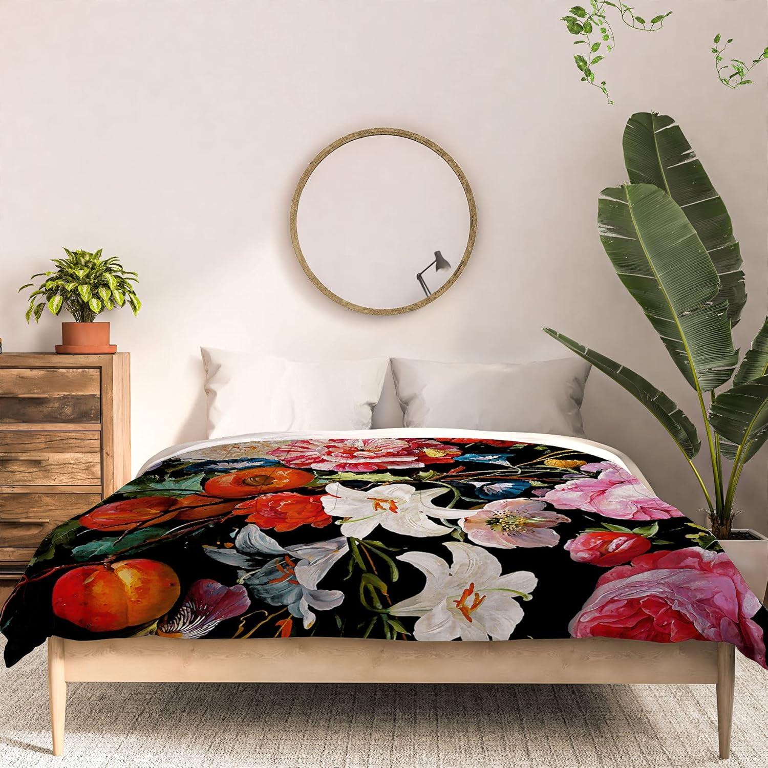 imageSociety6 2021 Cotton Comforter King Anitas amp Bellas Artwork Gold Palm Leaves Dream 1Burcu Korkmazyurek Night Garden Xxxvi