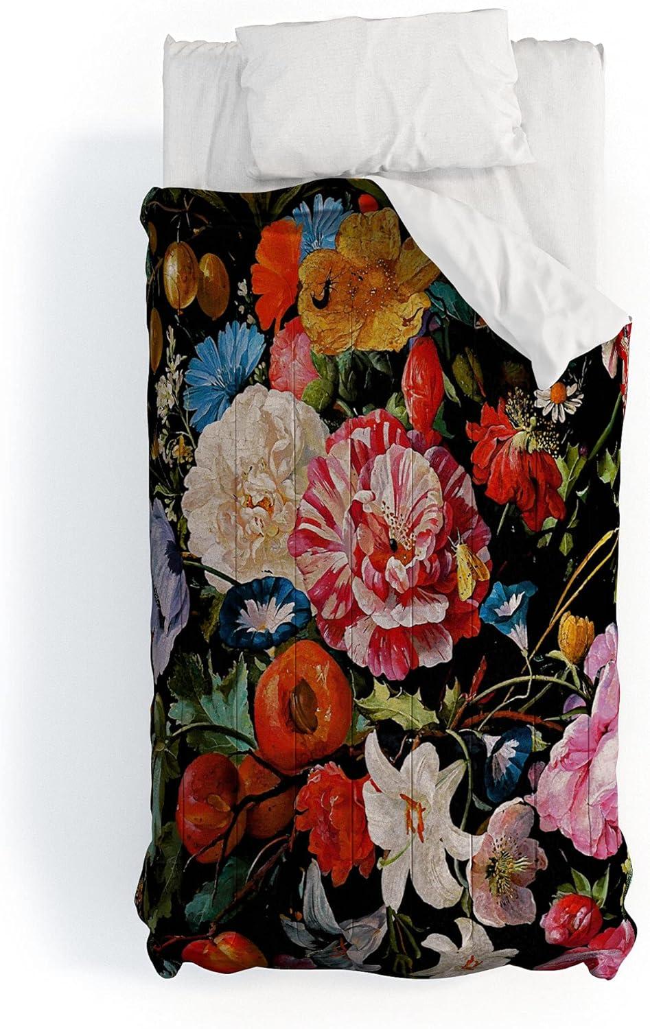imageSociety6 2021 Cotton Comforter King Anitas amp Bellas Artwork Gold Palm Leaves Dream 1Burcu Korkmazyurek Night Garden Xxxvi