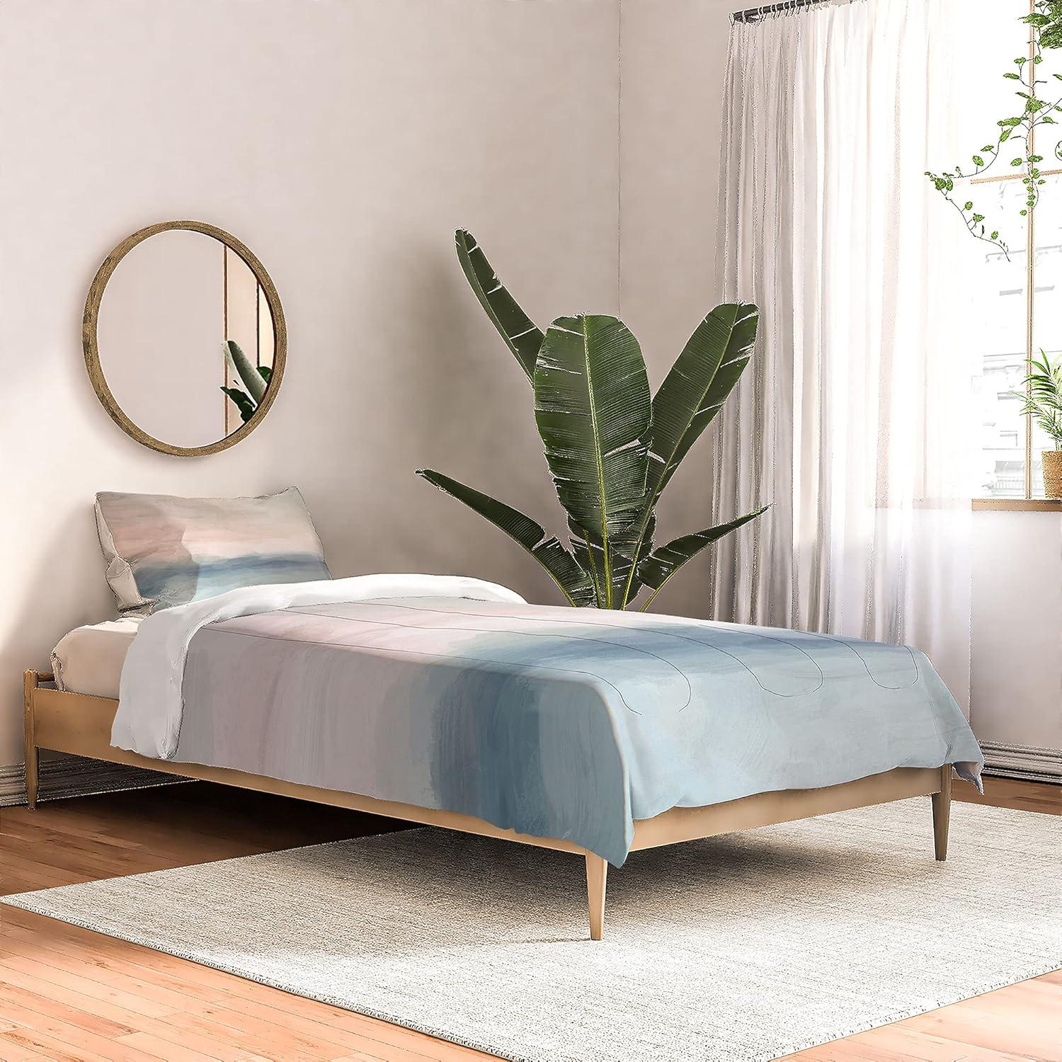 imageSociety6 2021 Cotton Comforter King Anitas amp Bellas Artwork Gold Palm Leaves Dream 1Rachel Elise Atlantic Ocean Sunrise Ii