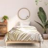 Society6 2021 Cotton Comforter, King, Anita’s & Bella’s Artwork Gold Palm Leaves Dream 1(Anita’s & Bella’s Artwork Gold Palm Leaves Dream 1)