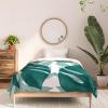 Society6 2021 Cotton Comforter, King, Anita’s & Bella’s Artwork Gold Palm Leaves Dream 1(Anita’s & Bella’s Artwork Monstera Leaves Vibes 1)