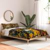 Society6 2021 Cotton Comforter, King, Anita’s & Bella’s Artwork Gold Palm Leaves Dream 1(Burcu Korkmazyurek Exotic Garden V)