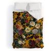 Society6 2021 Cotton Comforter, King, Anita’s & Bella’s Artwork Gold Palm Leaves Dream 1(Burcu Korkmazyurek Exotic Garden V)