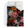 Society6 2021 Cotton Comforter, King, Anita’s & Bella’s Artwork Gold Palm Leaves Dream 1(Burcu Korkmazyurek Night Garden Xxxvi)