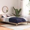 Society6 2021 Cotton Comforter, King, Anita’s & Bella’s Artwork Gold Palm Leaves Dream 1(Emanuela Carratoni Pastel Shapes)