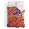 Society6 2021 Cotton Comforter, King, Anita’s & Bella’s Artwork Gold Palm Leaves Dream 1(Monika Strigel 1p Dramaqueen Gold and Fire)