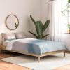 Society6 2021 Cotton Comforter, King, Anita’s & Bella’s Artwork Gold Palm Leaves Dream 1(Rachel Elise Atlantic Ocean Sunrise Ii)
