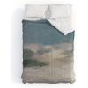 Society6 2021 Cotton Comforter, King, Anita’s & Bella’s Artwork Gold Palm Leaves Dream 1(Rachel Elise Sandy Dunes)
