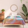 Society6 2021 Cotton Comforter, King, Anita’s & Bella’s Artwork Gold Palm Leaves Dream 1(Sewzinski Sanctuary Abstract)