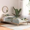 Society6 2021 Cotton Comforter, King, Anita’s & Bella’s Artwork Gold Palm Leaves Dream 1(Spacefrogdesigns Underwater Dream Vi)