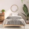 Society6 2021 Cotton Comforter, King, Anita’s & Bella’s Artwork Gold Palm Leaves Dream 1(Urban Wild Studio Evening Lines)
