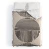 Society6 2021 Cotton Comforter, King, Anita’s & Bella’s Artwork Gold Palm Leaves Dream 1(Urban Wild Studio Evening Lines)