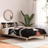 Society6 2021 Cotton Comforter, King, Anita’s & Bella’s Artwork Gold Palm Leaves Dream 1(Urban Wild Studio South Shore)