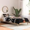 Society6 2021 Cotton Comforter, King, Anita’s & Bella’s Artwork Gold Palm Leaves Dream 1(Urban Wild Studio South Shore)