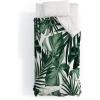 Society6 2021 Cotton Comforter, King, Anita’s & Bella’s Artwork Gold Palm Leaves Dream 1(Anita’s & Bella’s Artwork Tropical Jungle Leaves 4)