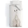 Society6 2021 Cotton Comforter, King, Anita’s & Bella’s Artwork Gold Palm Leaves Dream 1(Big Nose Work Llama Butt)