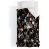 Society6 2021 Cotton Comforter, King, Anita’s & Bella’s Artwork Gold Palm Leaves Dream 1(Burcu Korkmazyurek Skull and Floral Pattern)