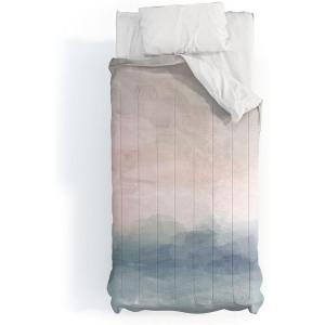 Society6 2021 Cotton Comforter, King, Anita’s & Bella’s Artwork Gold Palm Leaves Dream 1(Rachel Elise Atlantic Ocean Sunrise Ii)