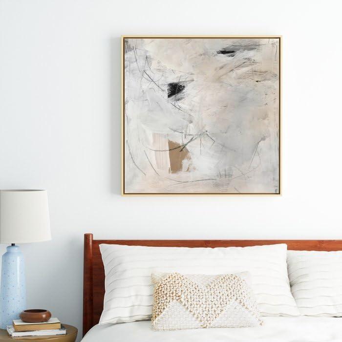 imageSociety6 Feels Like Calm Canvas Print Modern Wall Art by Dan Hobday Art Framed Canvas GalleryQuality Canvas with FadeResistant Ink 30 X 30 MapleMaple
