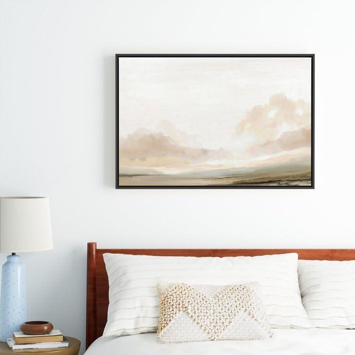 imageSociety6 The South Canvas Print Modern Wall Art by Dan Hobday Art Framed Canvas GalleryQuality Canvas with FadeResistant Ink 12 X 8 WalnutBlack