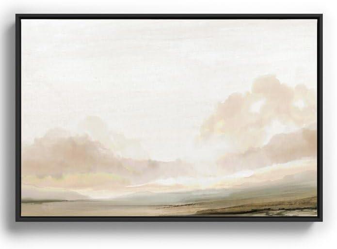 imageSociety6 The South Canvas Print Modern Wall Art by Dan Hobday Art Framed Canvas GalleryQuality Canvas with FadeResistant Ink 12 X 8 WalnutBlack