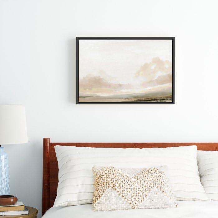 imageSociety6 The South Canvas Print Modern Wall Art by Dan Hobday Art Framed Canvas GalleryQuality Canvas with FadeResistant Ink 12 X 8 WalnutBlack