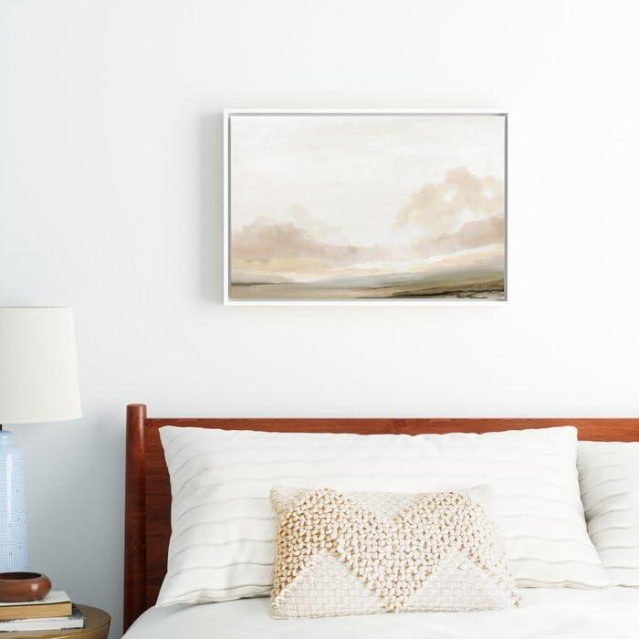 imageSociety6 The South Canvas Print Modern Wall Art by Dan Hobday Art Framed Canvas GalleryQuality Canvas with FadeResistant Ink 12 X 8 WalnutWhite