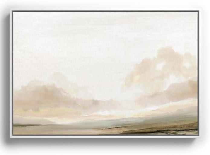 imageSociety6 The South Canvas Print Modern Wall Art by Dan Hobday Art Framed Canvas GalleryQuality Canvas with FadeResistant Ink 12 X 8 WalnutWhite