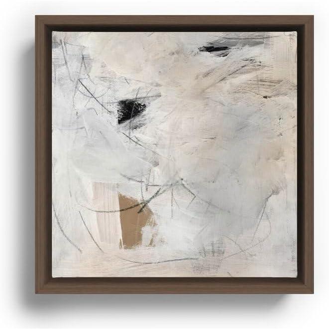 imageSociety6 Feels Like Calm Canvas Print Modern Wall Art by Dan Hobday Art Framed Canvas GalleryQuality Canvas with FadeResistant Ink 30 X 30 MapleWalnut