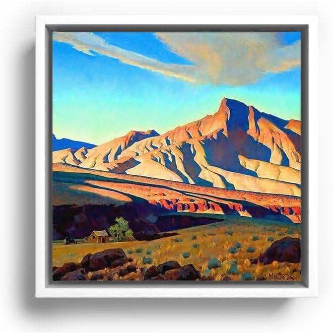 imageSociety6 home Of The Desert Rat Canvas Print Modern Wall Art by Maynard Dixon by Fabricci Framed Canvas GalleryQuality Canvas with FadeResistant Ink 10 X 10 BlackWhite