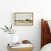 Society6 Cows Canvas Print – Modern Wall Art by The Sea by Dan Hobday Art – Framed Canvas, Gallery-Quality Canvas with Fade-Resistant Ink, 12 X 8, Walnut(Maple)
