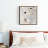 Society6 Feels Like Calm Canvas Print – Modern Wall Art by Dan Hobday Art – Framed Canvas, Gallery-Quality Canvas with Fade-Resistant Ink, 30 X 30, Maple(Walnut)