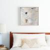 Society6 Feels Like Calm Canvas Print – Modern Wall Art by Dan Hobday Art – Framed Canvas, Gallery-Quality Canvas with Fade-Resistant Ink, 30 X 30, Maple(White)